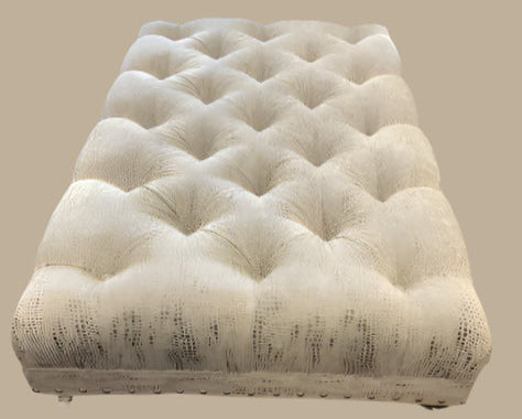 Textured mattress on a beige background